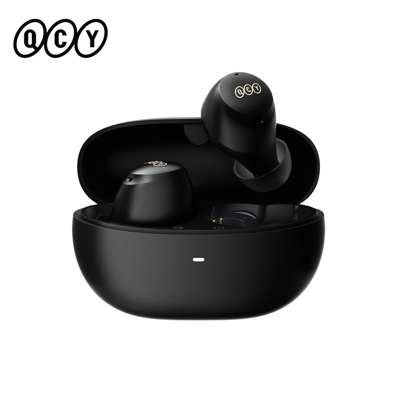 QCY HT07 ANC Wireless Earphones 40dB Active Noise Cancelling Headphones 6 Mic AI HD Call Bluetooth 5.2 TWS Earbuds 32H Playback