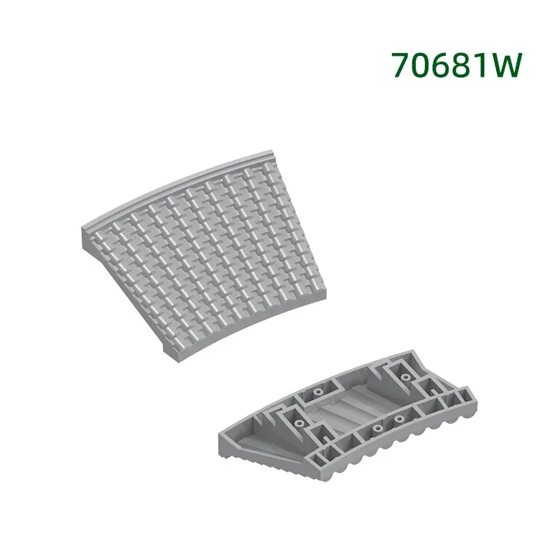 MOC 10PCS Parete 70681W 75x50 Kit di blocchi di costruzione ad arco grande All'interno della casa Parte del tetto Mattoni Particelle Giocattoli fai da te Regalo di compleanno per bambini