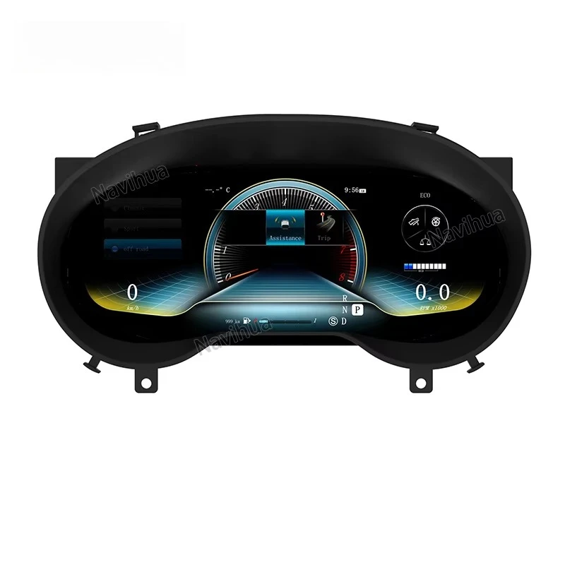 NaviHua New Design Linux System Digital Cluster Speedometer 12.3 Inch LCD Dashboard Instrument for Vito 2014-2017