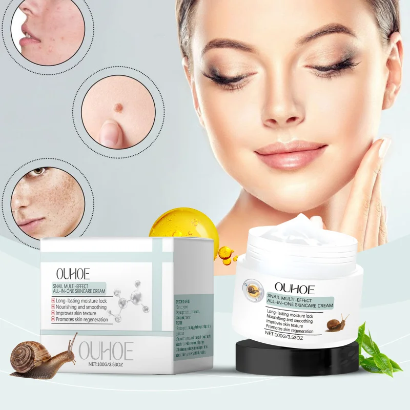 

Snail Multi-Effect Skin Cream - 100g Gentle Hydration, Nourish & Renew, Enhance Skin Texture, Daily Body Care For Radiant Skin