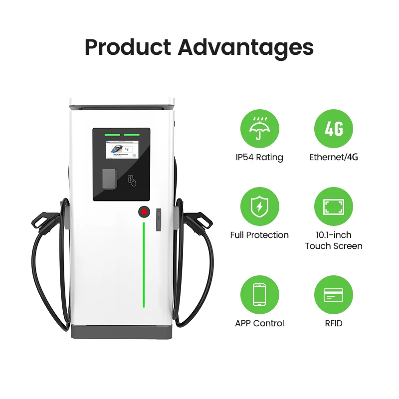 4g/Wifi Network Connection Dc Charging Pile Floor Standing Electric Vehicle CCS1/CCS2 240kW Fast Charging Station With OCPP 2.01