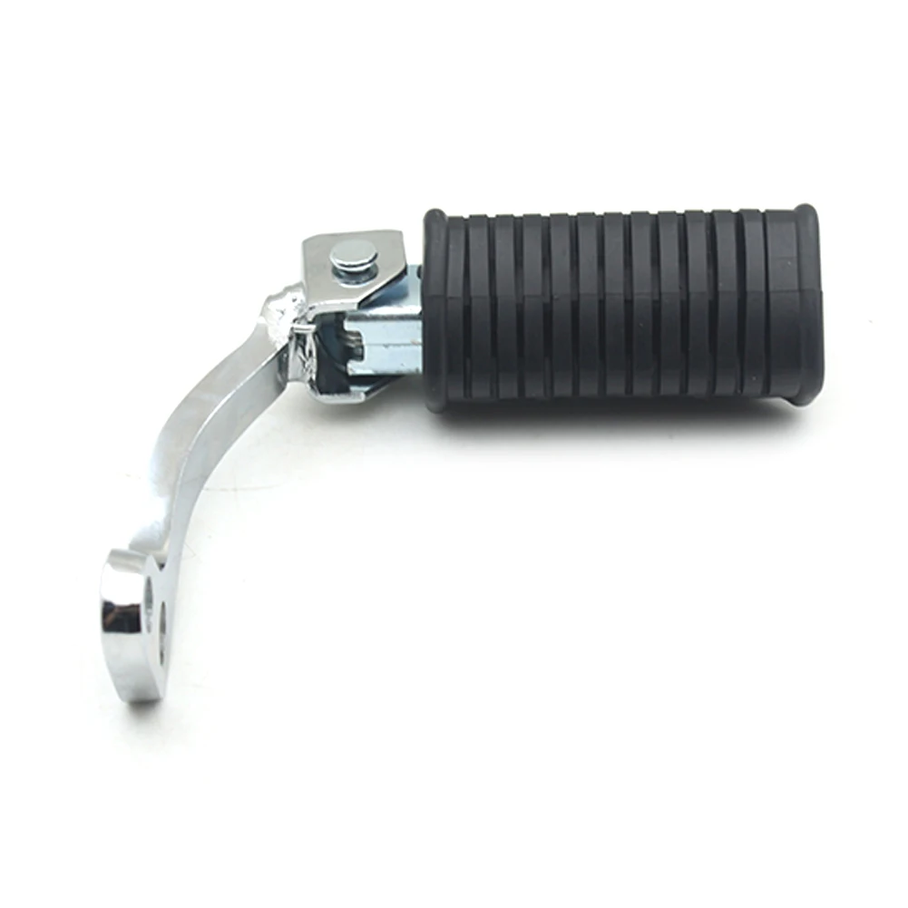 Motorcycle Front Footpegs Footrests Pedals Left&Right For Suzuki GN125 GN-125 Cruiser HJ125-8 GN125-H-F