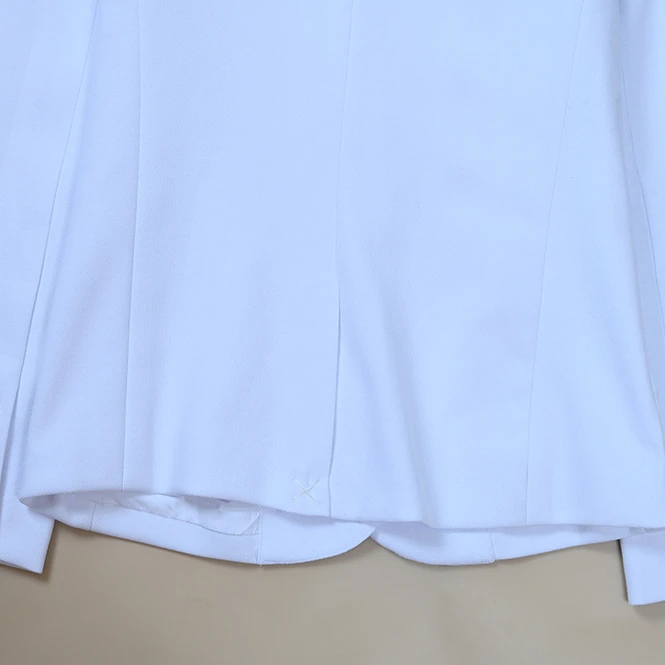 

Новый женский облегающий эластичный костюм с двумя пуговицами и вышивкой, эластичный маленький костюм Jaet, повседневная одежда