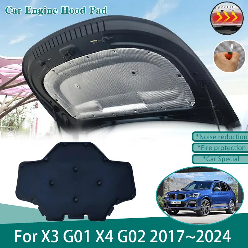 

Звукоизоляционный коврик для BMW X3/X4/G01/G02, 2017-2024