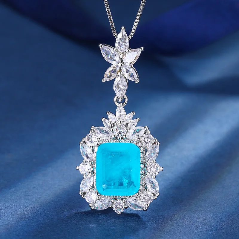 New Jewelry Gold Plated Paparai Ba Vintage Square Set Female 10*12