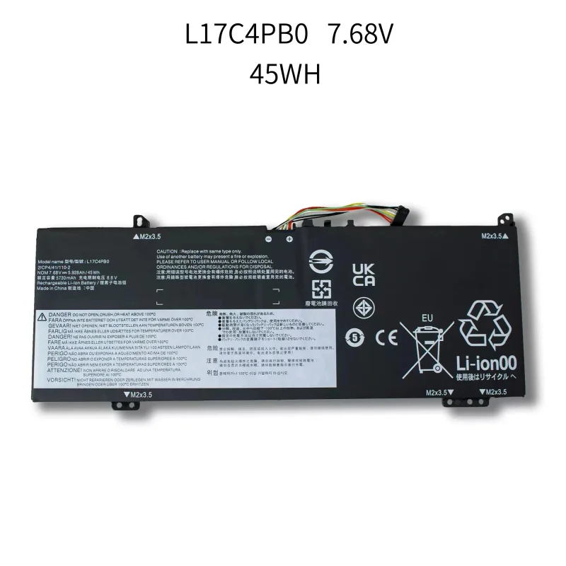 

Аккумулятор для ноутбуков Lenovo Xiaoxin Air 14ARR, 15ARR, Ideapad 530S, 14IKB, 15IKB, Yoga 530, Flex 6 (L17C4PB0, L17M4PB0, L17C4PB2)