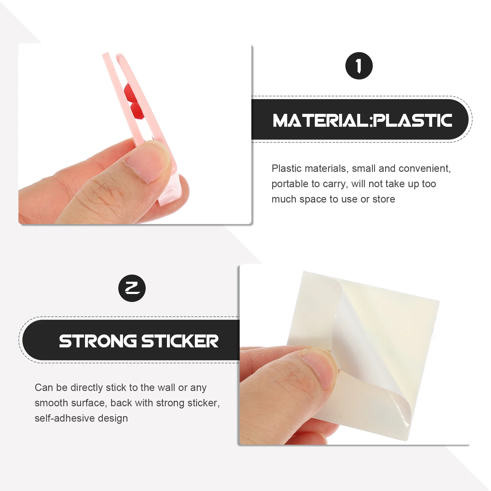 6 قطعة حامل ستارة الدش مقاطع الحمام البلاستيكية ذاتية اللصق للجدار سبلاش برهان الحرس دش سبلاش واقية الحرس #6