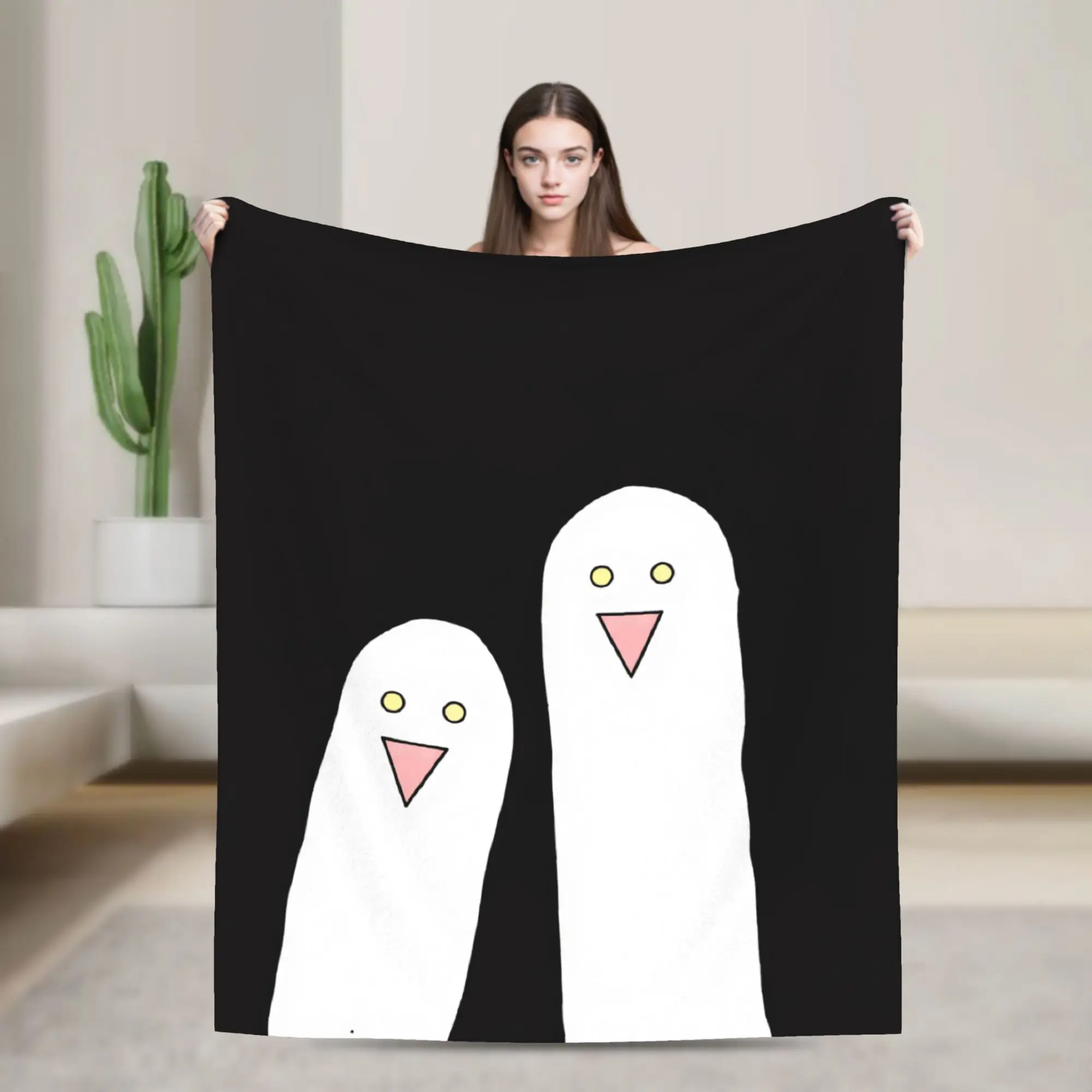L-Lightsaber BL Manhwa Blanket Winter  Cozy Bedding Throws For Boy Girl Chair Sofa Bed Flannel Bedspread Bed Cover