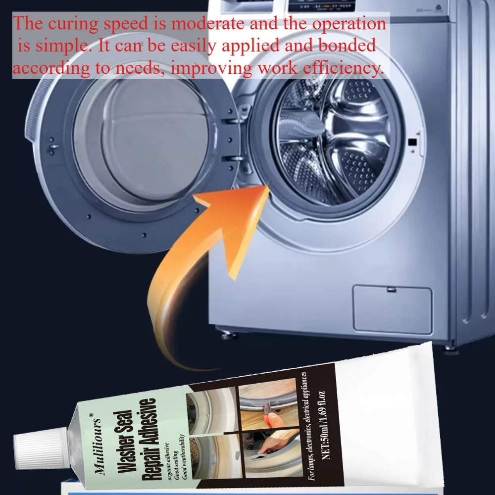 Washing Machine Sealing Ring Repair Glue Door Frame Gasket Repair Rubber Ring Repair Car Refrigerator Sealing Strip Strong Glue view 4