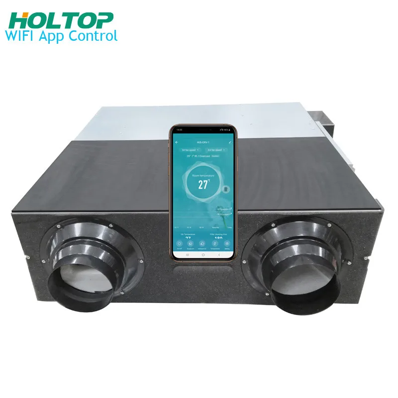 Eco Design Approval Centralised air to air Heat Recovery Ventilator Recuperator