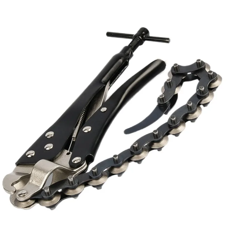 

New A Set for Automotive Exhaust Tailpipe Chain Tool Auto Chain Chain Exhaust TubePipe Multi Wheel Blade Tail Pipe