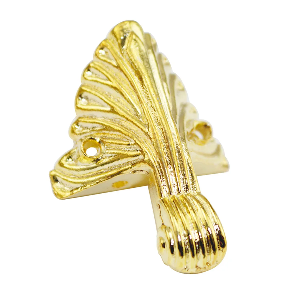 Pernas de suporte de substituição para móveis, 8 peças, liga de zinco, ferro, sofá, cadeira, cama, acessórios de móveis, dourado