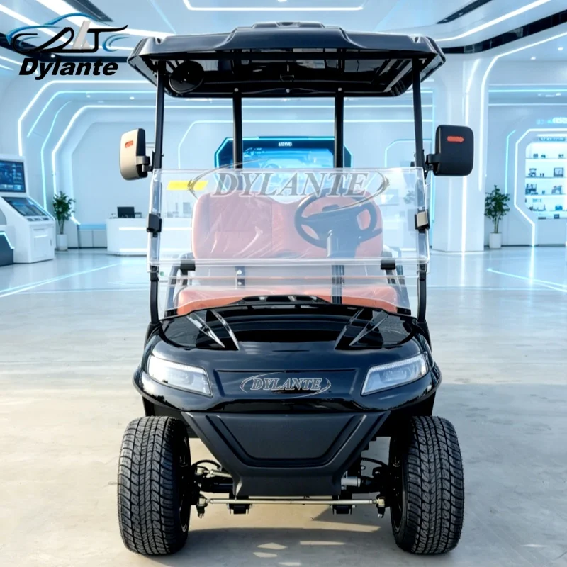 Factory Direct Sale Electric Golf Cart Solar 60V 2 Seats 5KW Motor High Performance Outdoor Off-Road Hunting Vehicle
