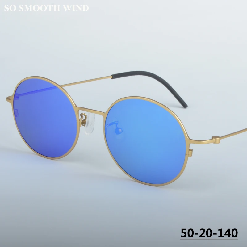 

Круглые мужские солнцезащитные очки из чистого титана, поляризационные солнцезащитные очки с защитой UV400, женские классические очки для вождения, дизайнерские круглые очки