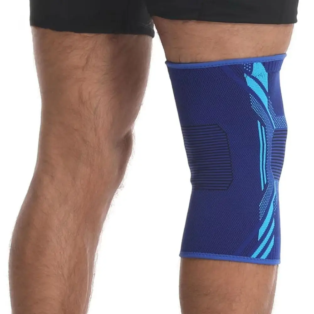 

No-Slip Sport Knee Support Protective Gear Compression Knee Braces Elastic Nylon Breathable Knee Sleeves Running Cycling
