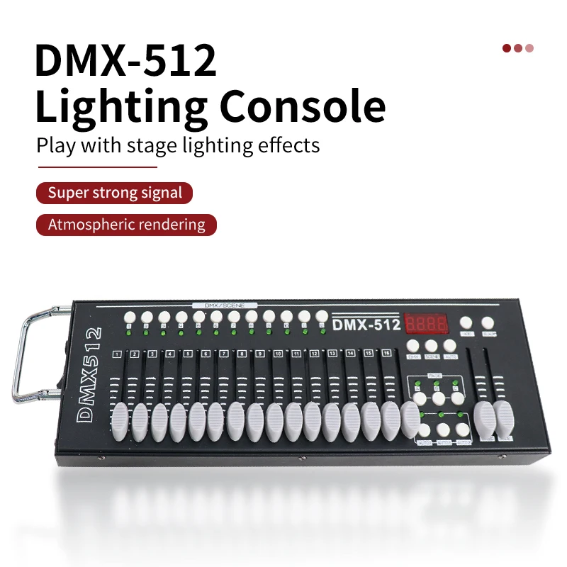 dmx console controlador para festa luz de lavagem de feixe controlador para discoteca 51216 dj 01