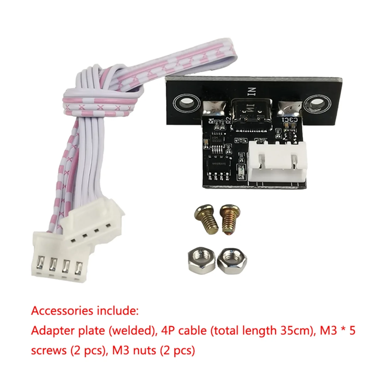 Isolated USB to TTL USB-C to Serial Port UART Module Download Line Upgrade Brush Industrial-Grade 3.3V with Accessories