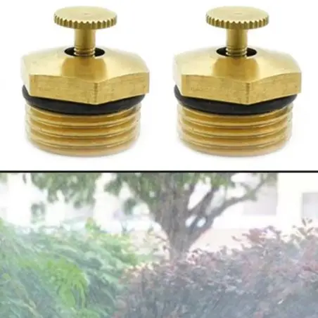 

8/20PCS Brass Mist Nozzle 1/2 Inch Brass Sprinkler Head With 360Degree Adjustable Nozzle Garden Water Irrigation Fittings
