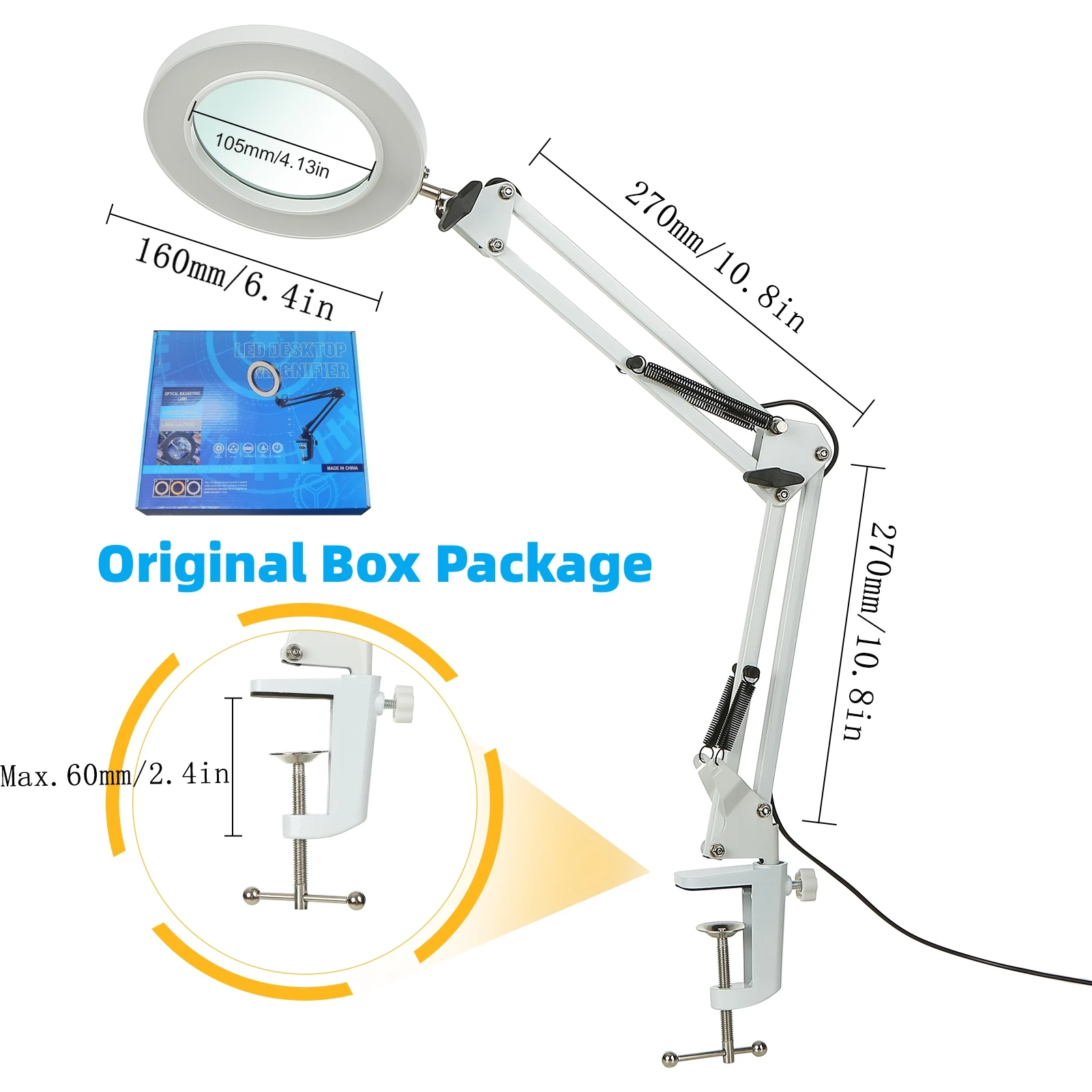 72led 8x/10x Nieuw Verlicht Vergrootglas Usb 3 Kleuren Led Vergrootglas Voor Soldeerbout Reparatie/Tafellamp/Huidverzorging Schoonheid