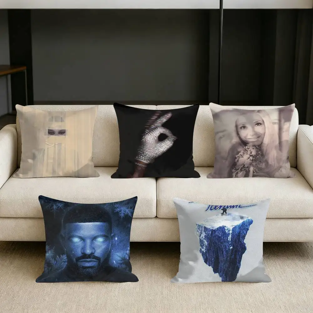 

NEW The ICEMAN D-Drake Square Sofa Pillow Cover Solid Color Living Room Home Decor Cushion Case