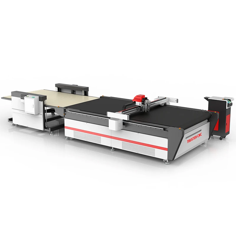 Automatic Digital Flatbed Cutter Large Format Printer Stickers Roll Carton Box Cutting Machine
