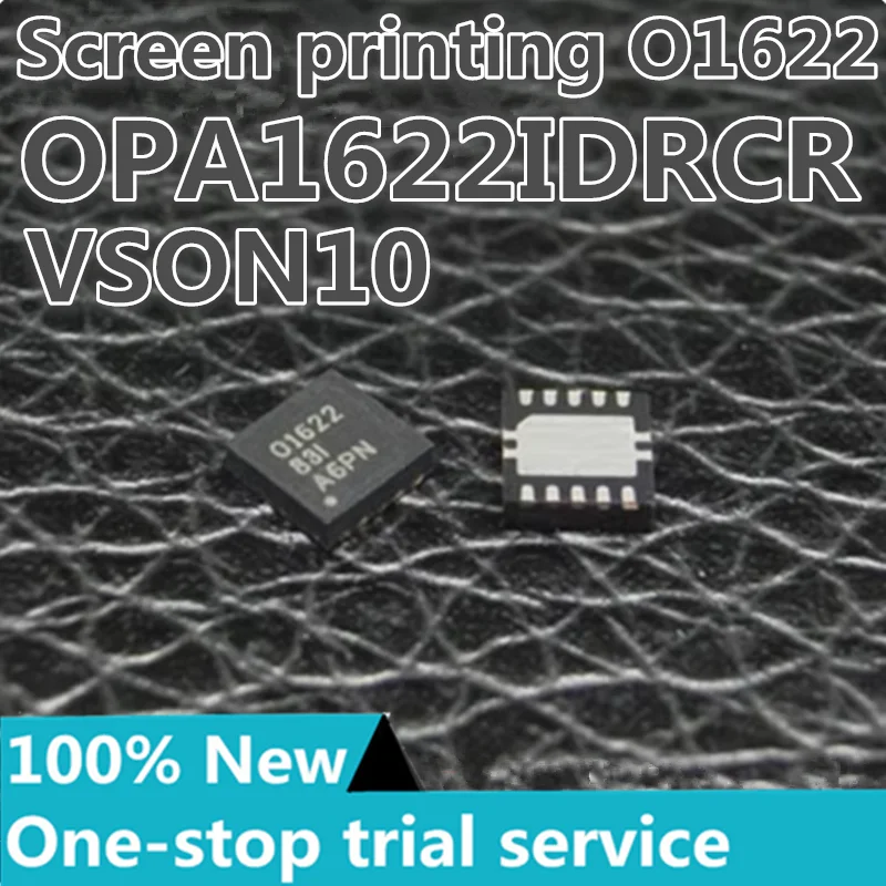 2-100pcs %New OPA1622IDRCR VSON10 low distortion audio op amp screen O1622 dual op amp chip