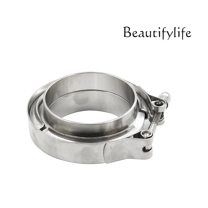 

Universal 2 2.5 3 3.5 4 304 Stainless Steel V Turbine Tube Exhaust Pipe Clamp