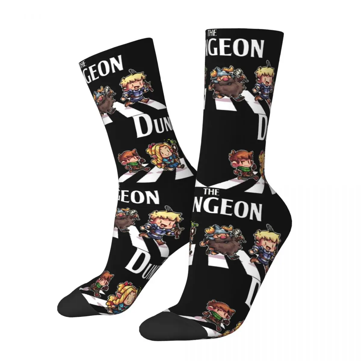 

Cute Delicious In Dungeon Characters Merch Socks Novelty Gifts for Men Women Kawaii Senshi Marcille Anime Print Socks