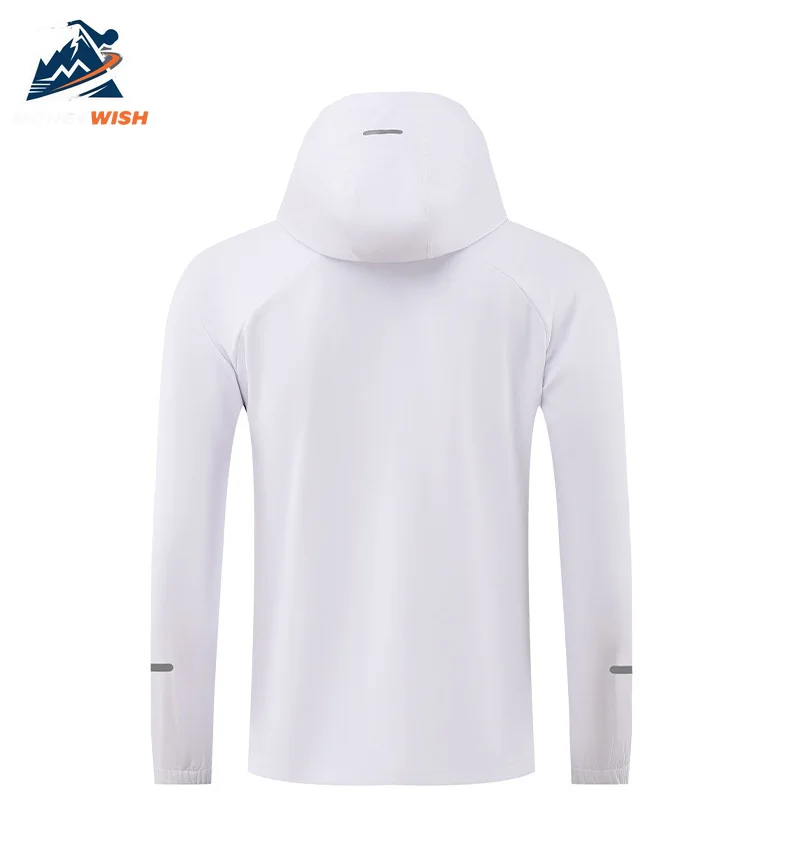 MONEYWISH سترة رياضية 2025 الخريف الشتاء في الهواء الطلق الصوف يندبروف الدافئة الدراجات هوديي الشتاء عادية الرجال التدريب سترة واقية