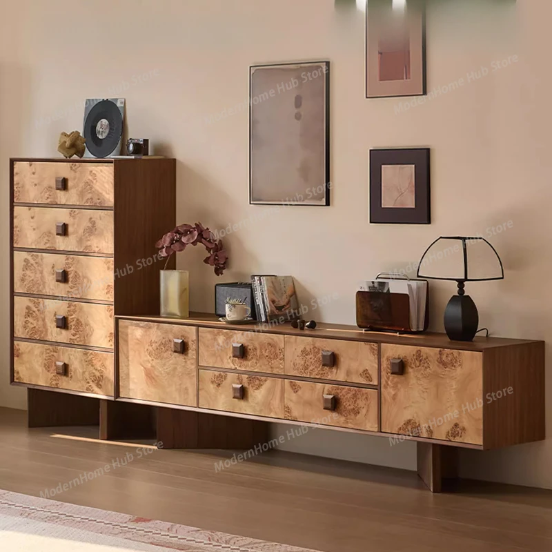 Storage New TV Cabinet Living Room 2025 Lockers Integrated Household Tv Stands High Apartment Fernsehen Tisch Furniture Home
