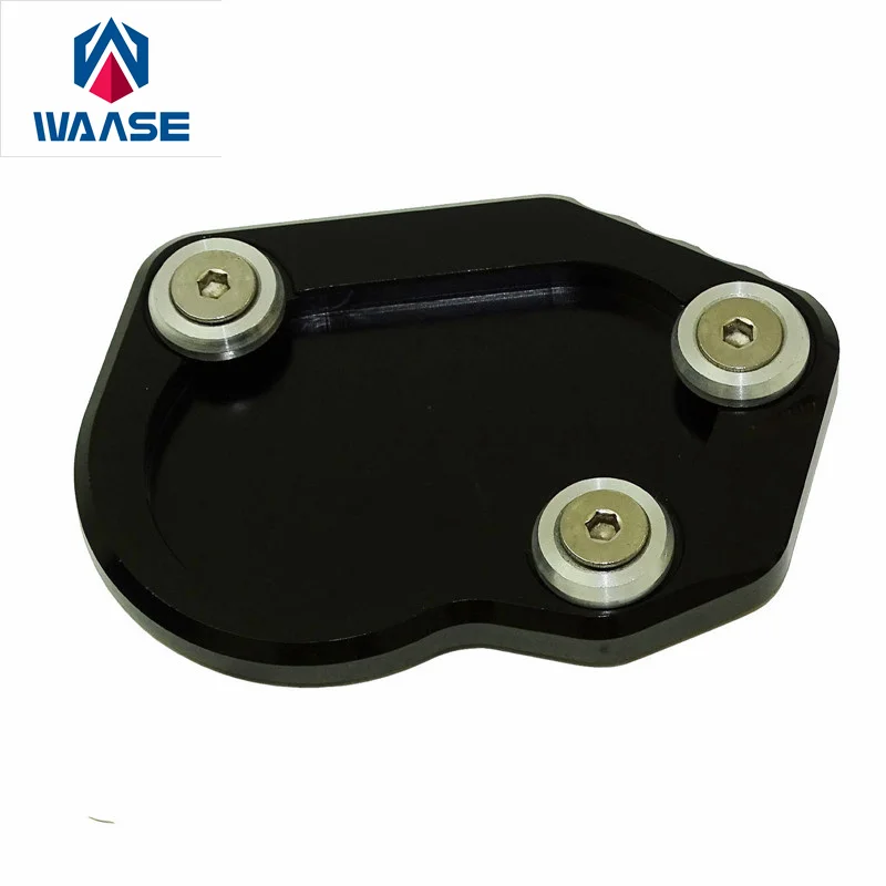 waase For BMW R1200 R NINE T 2014 2015 2016 2017 2018 Kickstand Foot Side Stand Extension Pad Support Plate