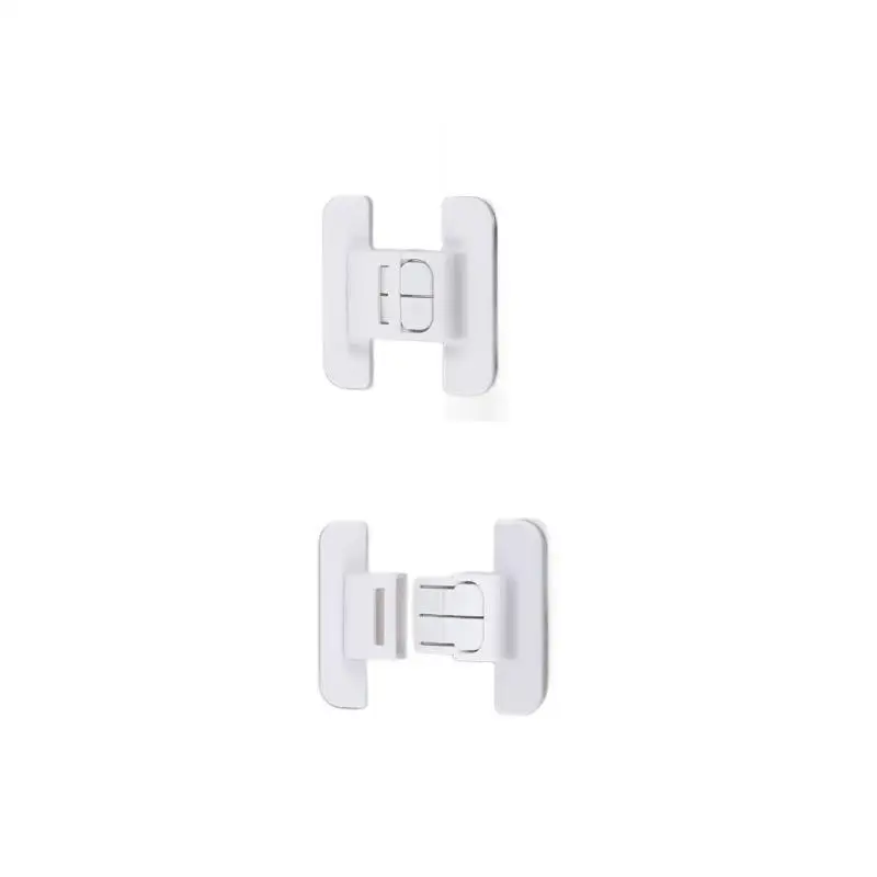 Non Toxic Material Fridge Door Lock No Drill Adhesive 1/5 PCS Universal Child Safety for Cabinets Drawers Baby Proof