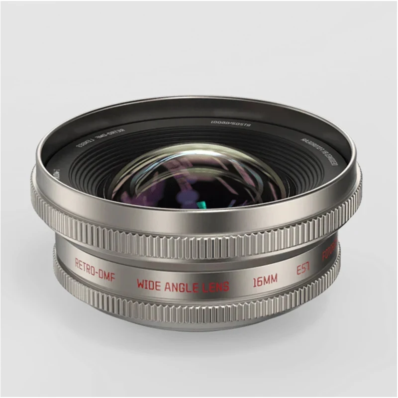 Fotorgear Retro T-mount mobiele telefoon externe lens voor 8 mm Fisheye 45 mm macrolens 16 mm ultrabrede lens 60 mm portretlens