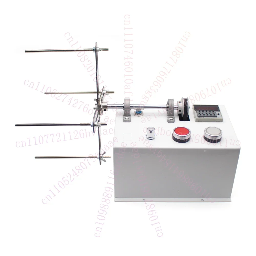 Electric Tassel Winding Machine - Automatic Counting Full Metal Wire Winder with Adjustable Speed & Loop Counter