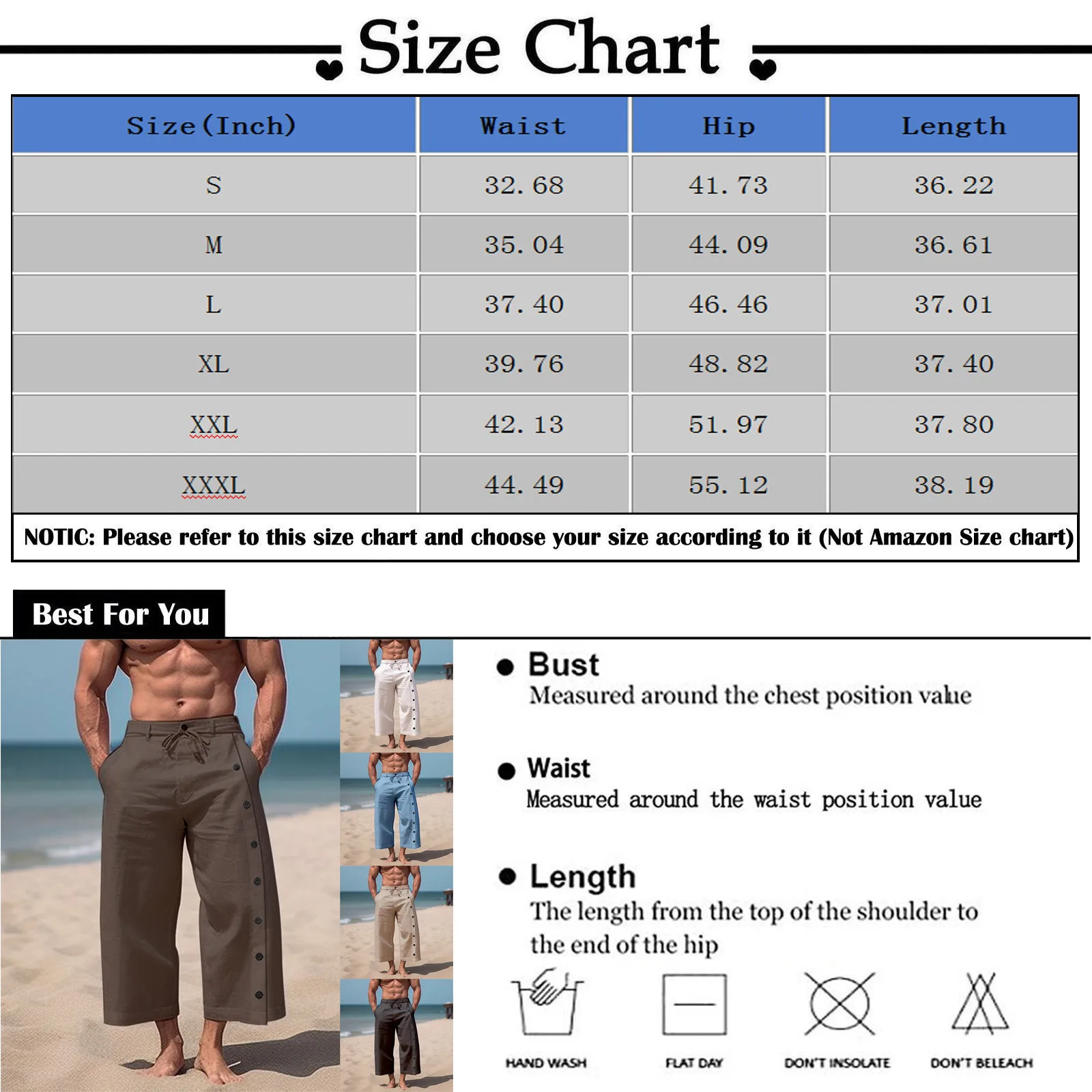 Men\'s Casual pants Loose Comfort Trousers Casual Pants Cotton Linen Buttons Sweatpan meditation daily training pants ropa hombre