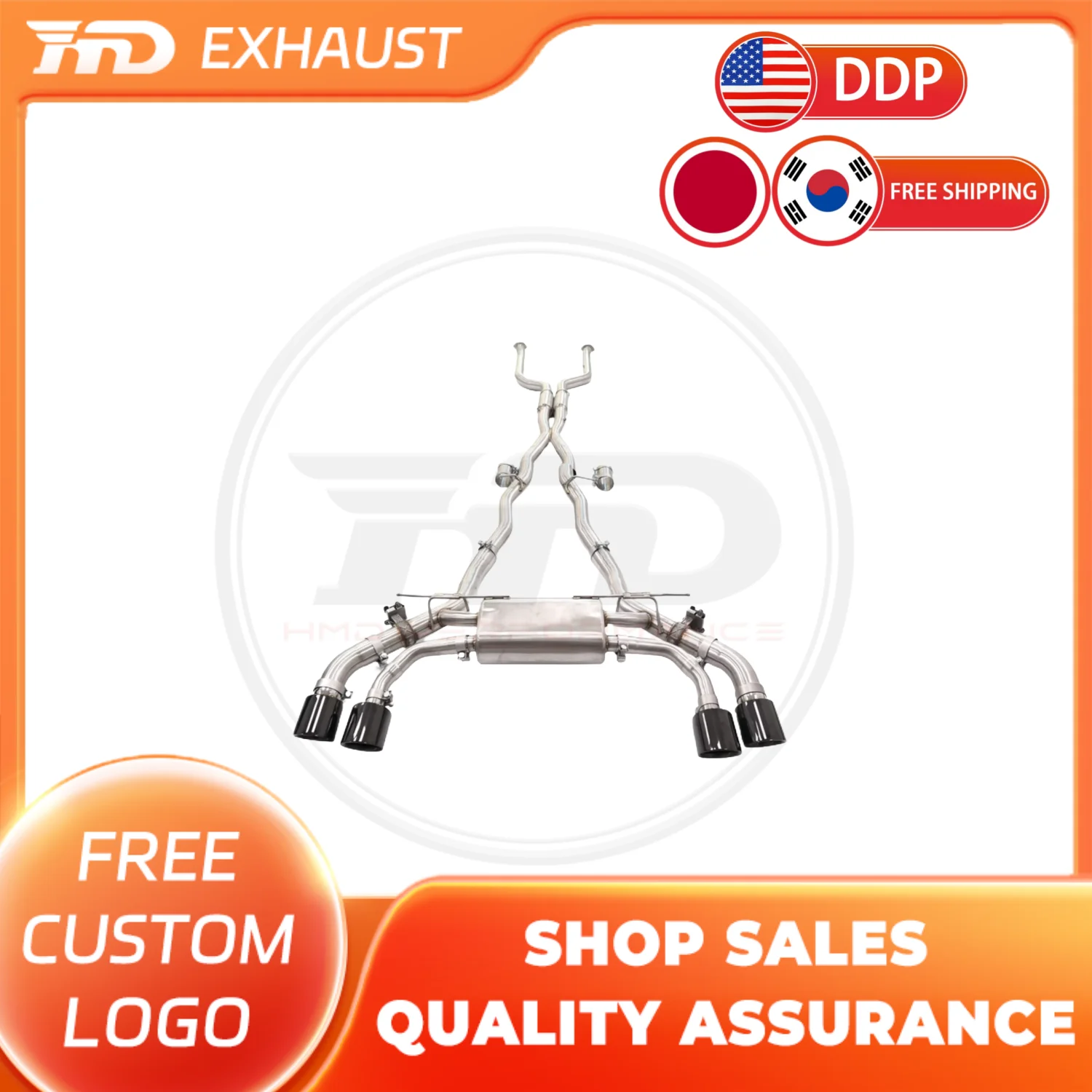 

HMD Exclusive Customization Stainless Steel Catback for BMW M5 G90 Performance Exhaust System With OEM Valve Muffler Car Parts