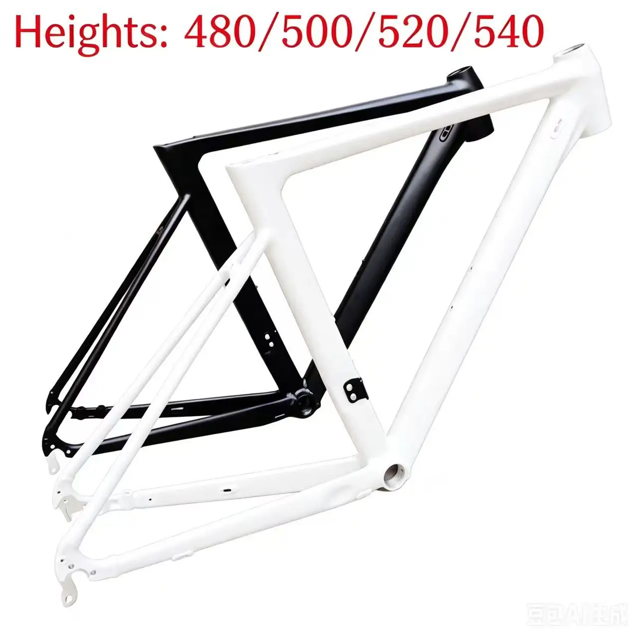 Aero Aluminum Road Bike Frame Flat Mount Disc Brake Quick Release Internal Cable Routing Includes Seatpost Derailleur Hanger - view 6