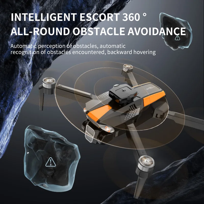 새 제품 LF669 드론 5G GPS 4.5인치 LCD 화면 원격 제어 8K HD 카메라 360 °   지능형 장애물 회피 RC 쿼드콥터 장난감 선물