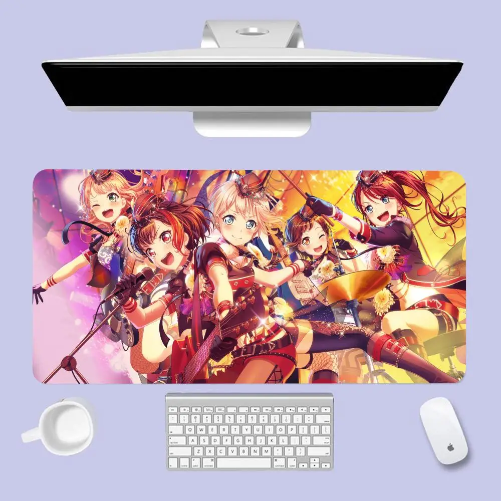 Imagem -06 - B-bang D-dream Mouse Pad 900x400 mm Tapete de Anime Tapete de Mesa Gabinete do pc Gamer Acessórios Gamers