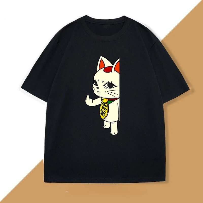 

Comic designer unique pattern printing high-quality cotton material men's and women's summer fresh wear