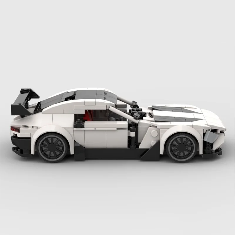 301 pezzi MOC Mercedesesed GT Serie nera Bianco Modello da costruzione blocchi regalo di Natale Architettura giocattoli Idea creativa fai da te Educazione