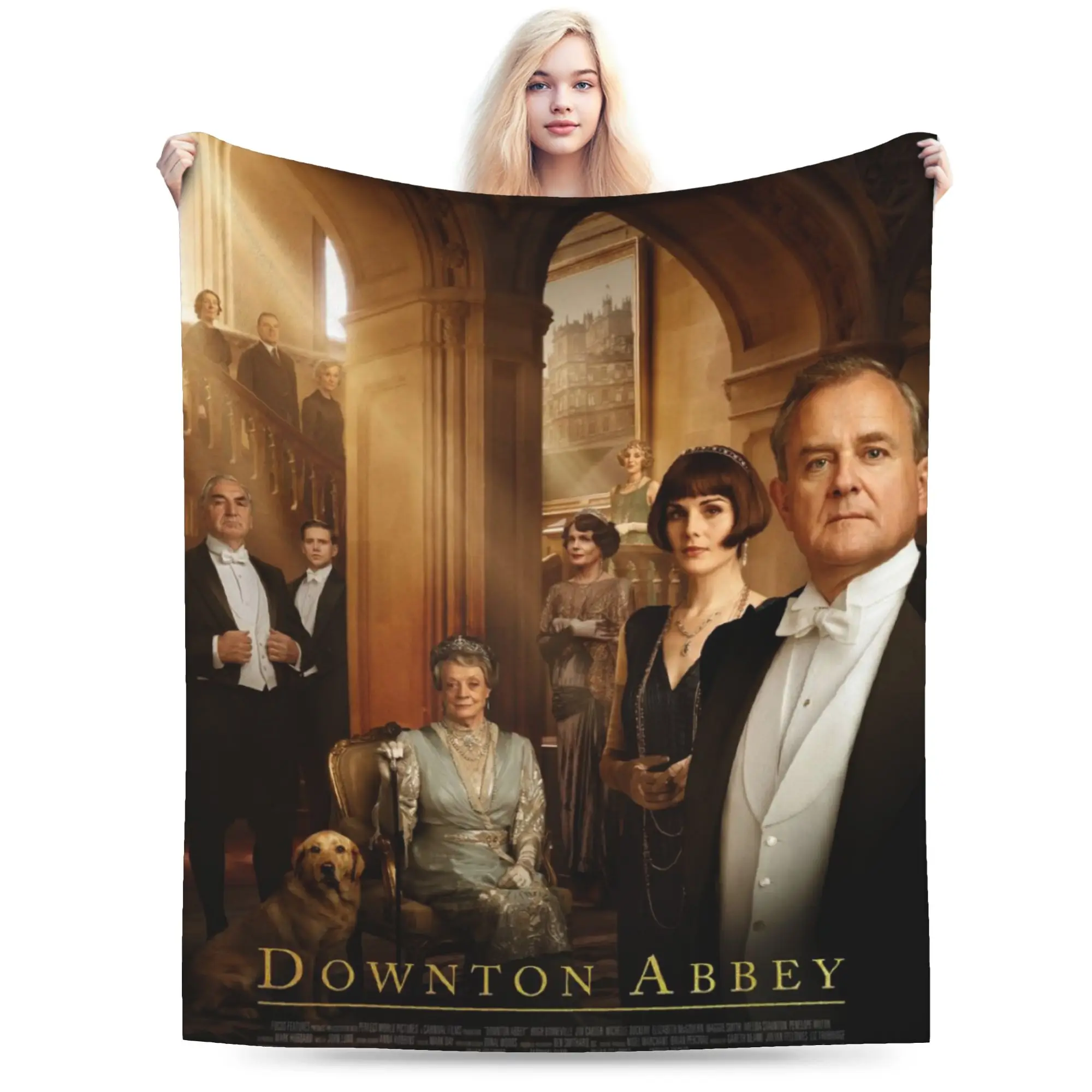 

Downton Abbey Accessories Blanket Soft Coral Fleece Plush Throw Blanket Comfortable Bedspreads