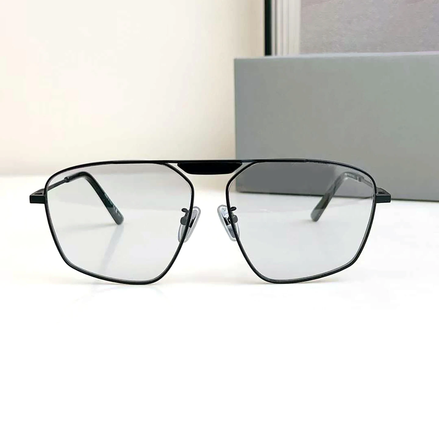 Polarized Sunglasses for Men, Pilot Style, Metal Retro Double Bridge Glasses, Outdoor Photography, Beach Sunshade Sunglasses