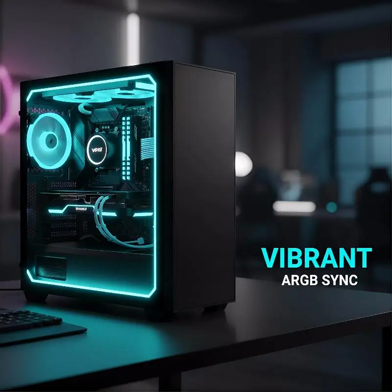 5V 3PIN new computer case ARGB synchronous water-cooled neon tube host DIY decorative luminous water-cooled tube vest cover