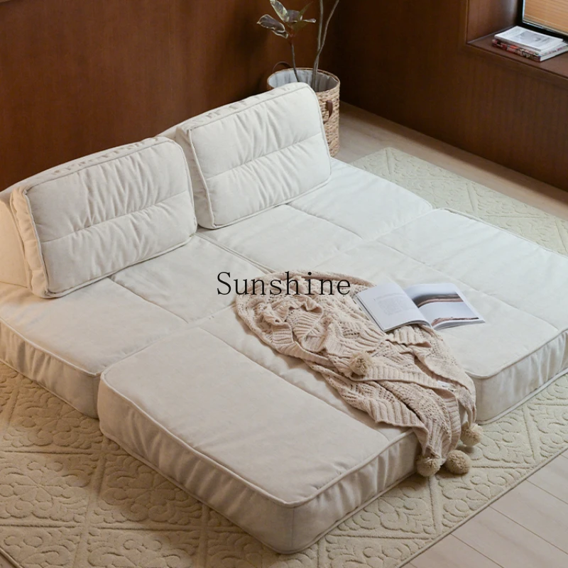 Simple module sofa combination living room removable and washable