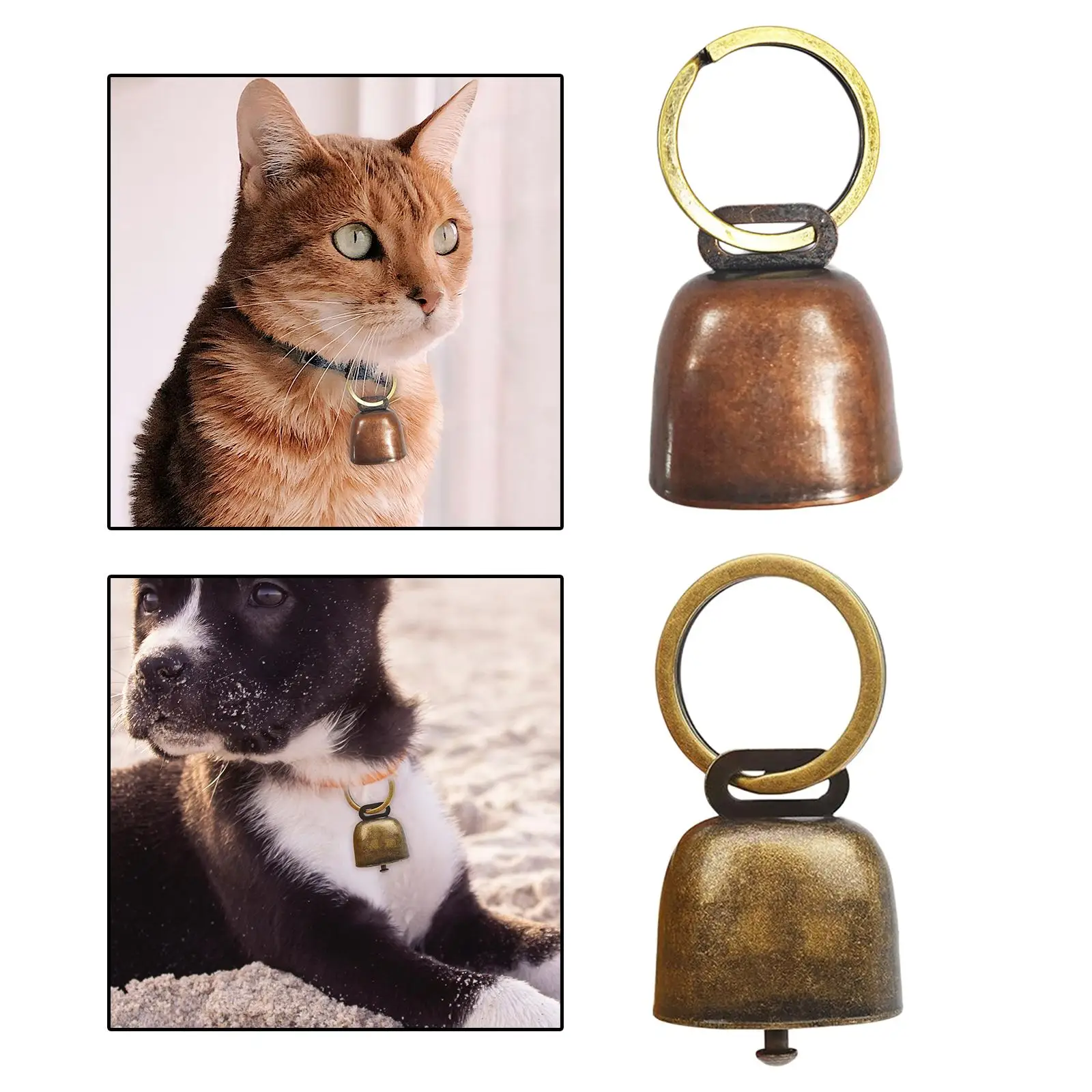 Cane gatto collare campana bovini fattoria animale campana forte campana per animali domestici per cane bovini mucca