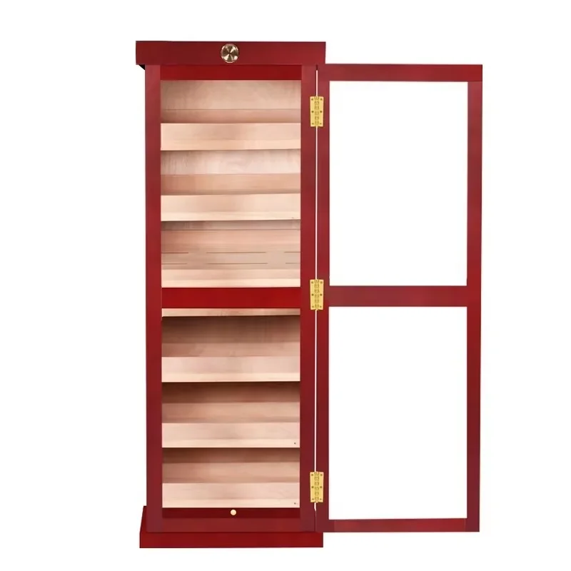 Cigar Moisturizer Lock Large Wood Cigar Cabinet Moisturizer Holds 1000 Carat Cigars