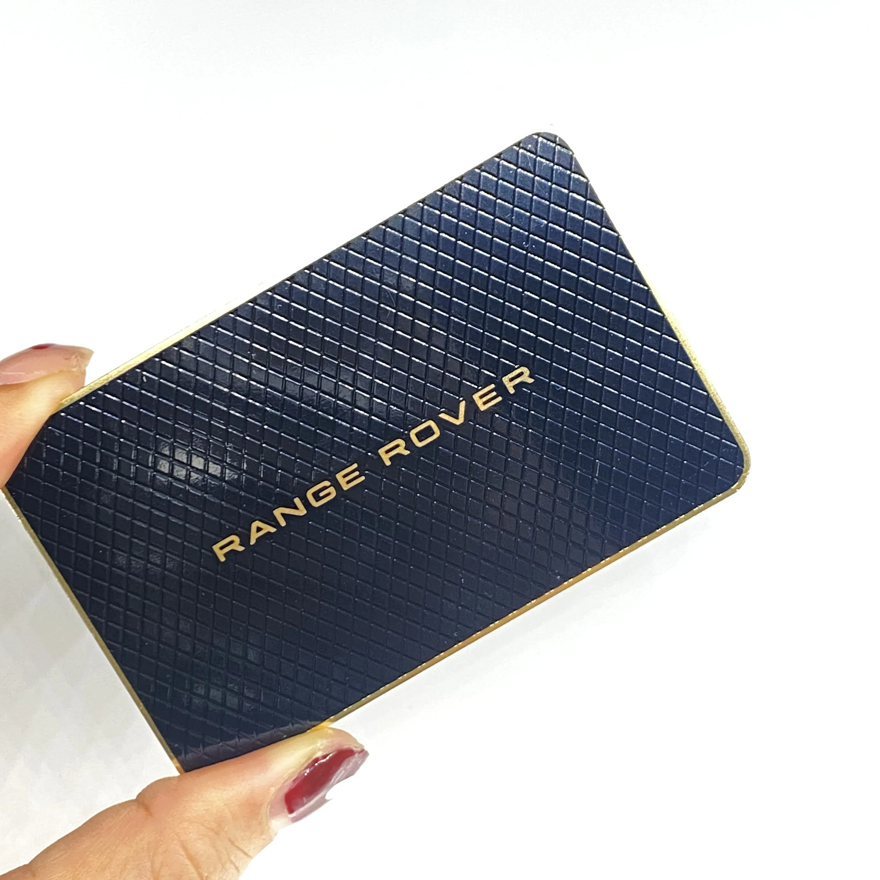 

Customized Matt Black Brass Metal Business Card Gold Laser Engraving Metal Blank Business Card