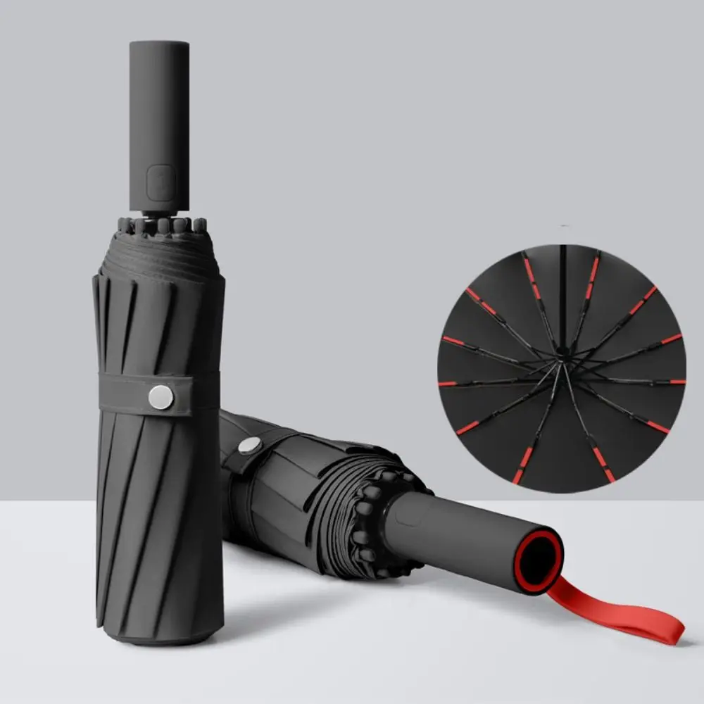 

72 Bone Automatic Folding Umbrella Reinforced Large Size Rain Protection Umbrella Portable Windproof Umbrella Travel