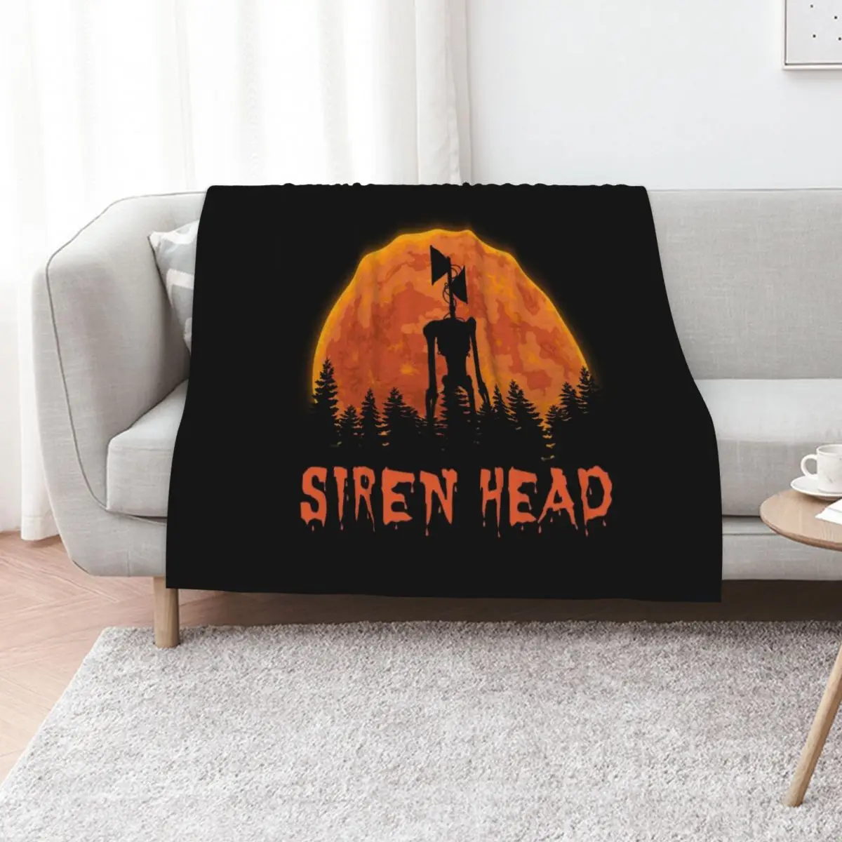 

Siren Head Throw Blanket Heavy Custom Sleeping Bag Sofa Throw Blankets